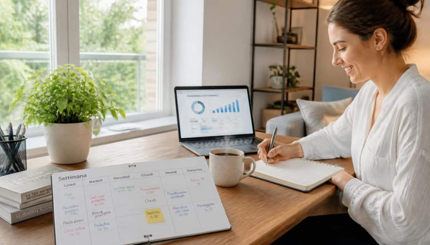 scopri strategie efficaci per organizzare la tua settimana in modo produttivo e senza stress, evitando sempre di sentirti in ritardo.