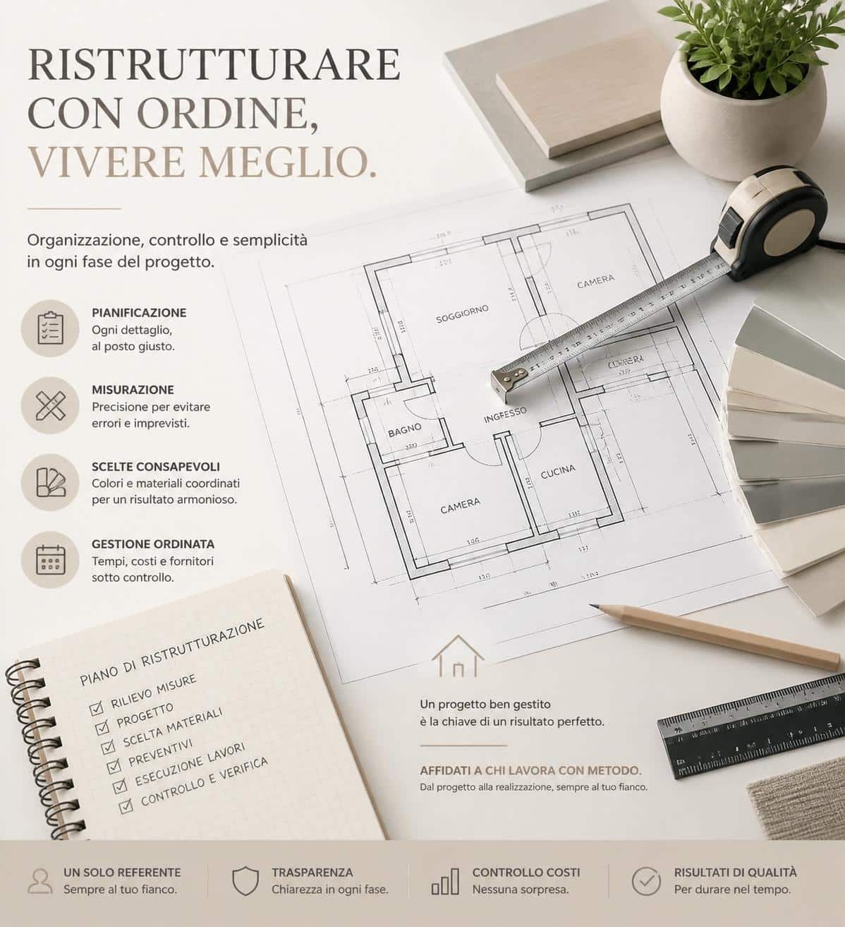 scopri come pianificare una ristrutturazione senza stress con consigli pratici e strategie efficaci per gestire il progetto in modo semplice e organizzato.