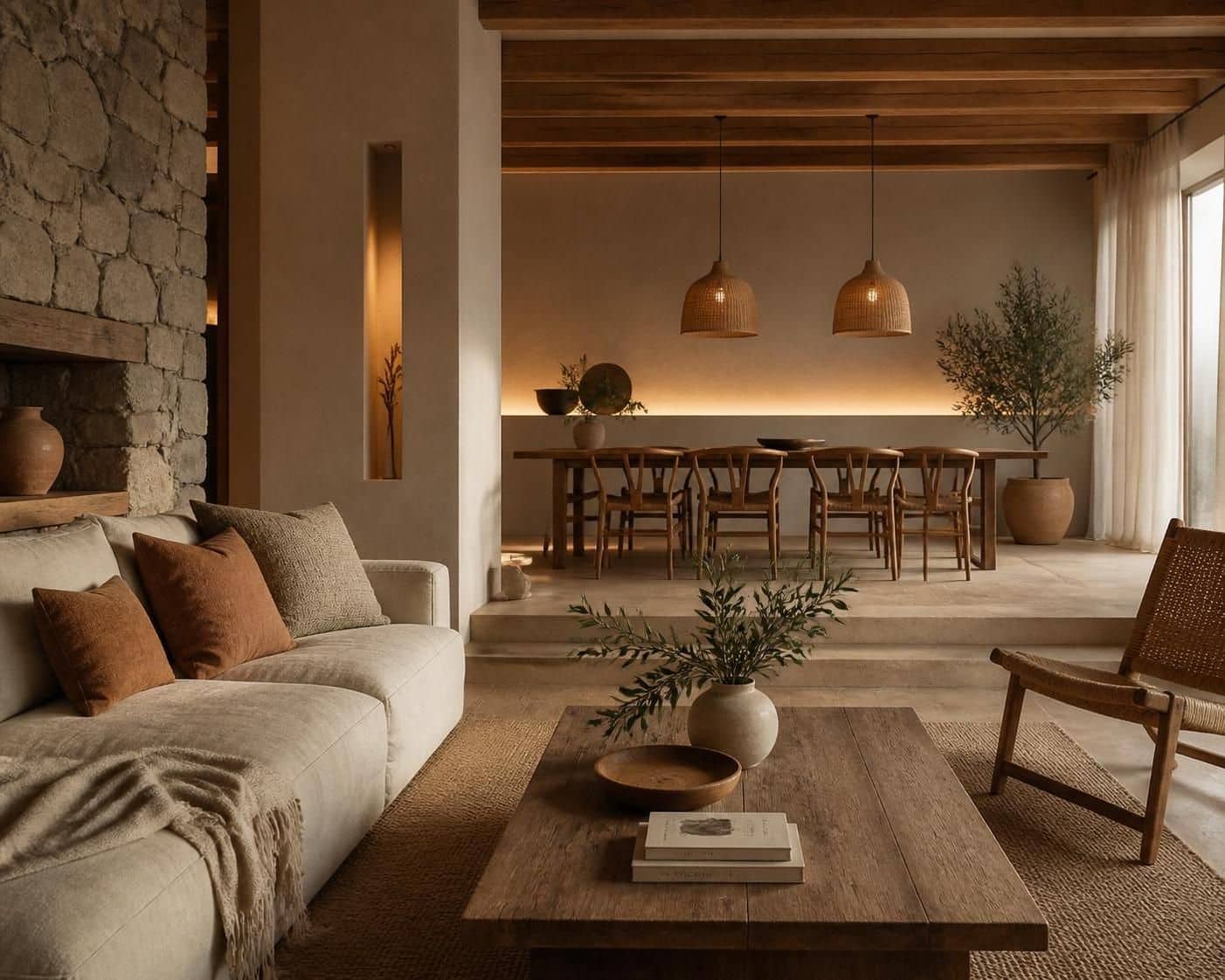 scopri perch&eacute; i materiali naturali in casa sono sempre pi&ugrave; apprezzati, combinando estetica, sostenibilit&agrave; e benessere per un ambiente accogliente e sano.