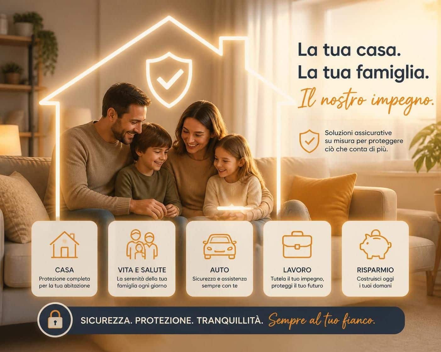 scopri come scegliere le polizze assicurative ideali per proteggere la tua famiglia, la casa e il lavoro, garantendo sicurezza e tranquillità in ogni situazione.
